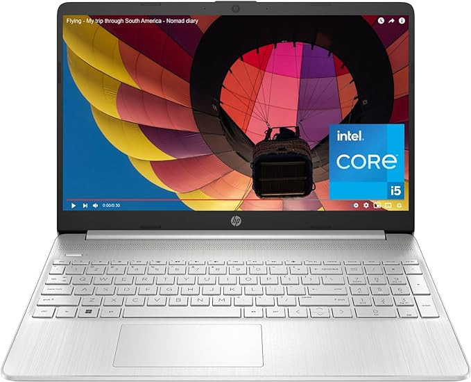 HP 2023 15.6 inch Laptop, FHD Display, 12th Gen Intel Core i5