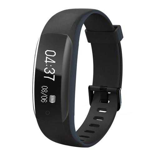 Lenovo HW01 Heart Rate Sleep Monitor Smart Fitness Wristband Watch for Android iOS, Black
