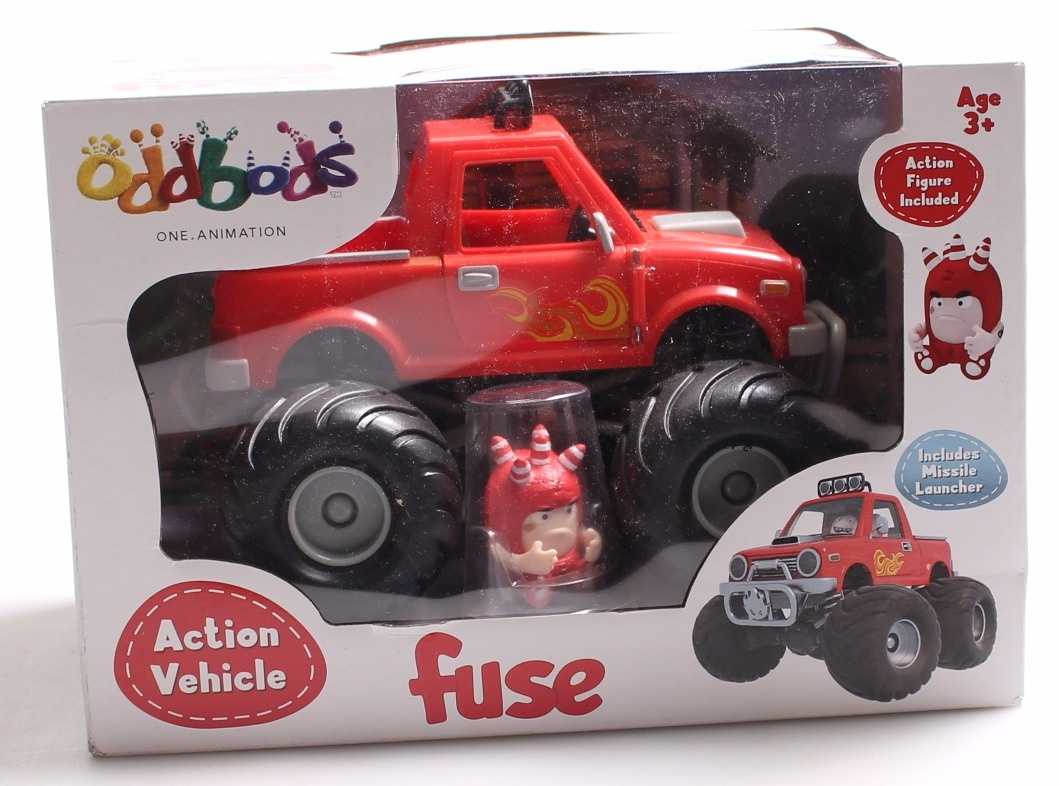 Oddbods AV4501F Fuse Monster Truck Action Vehicle Toy