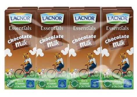 Lacnor Chocolate Milk 180ml (Pack of 8)