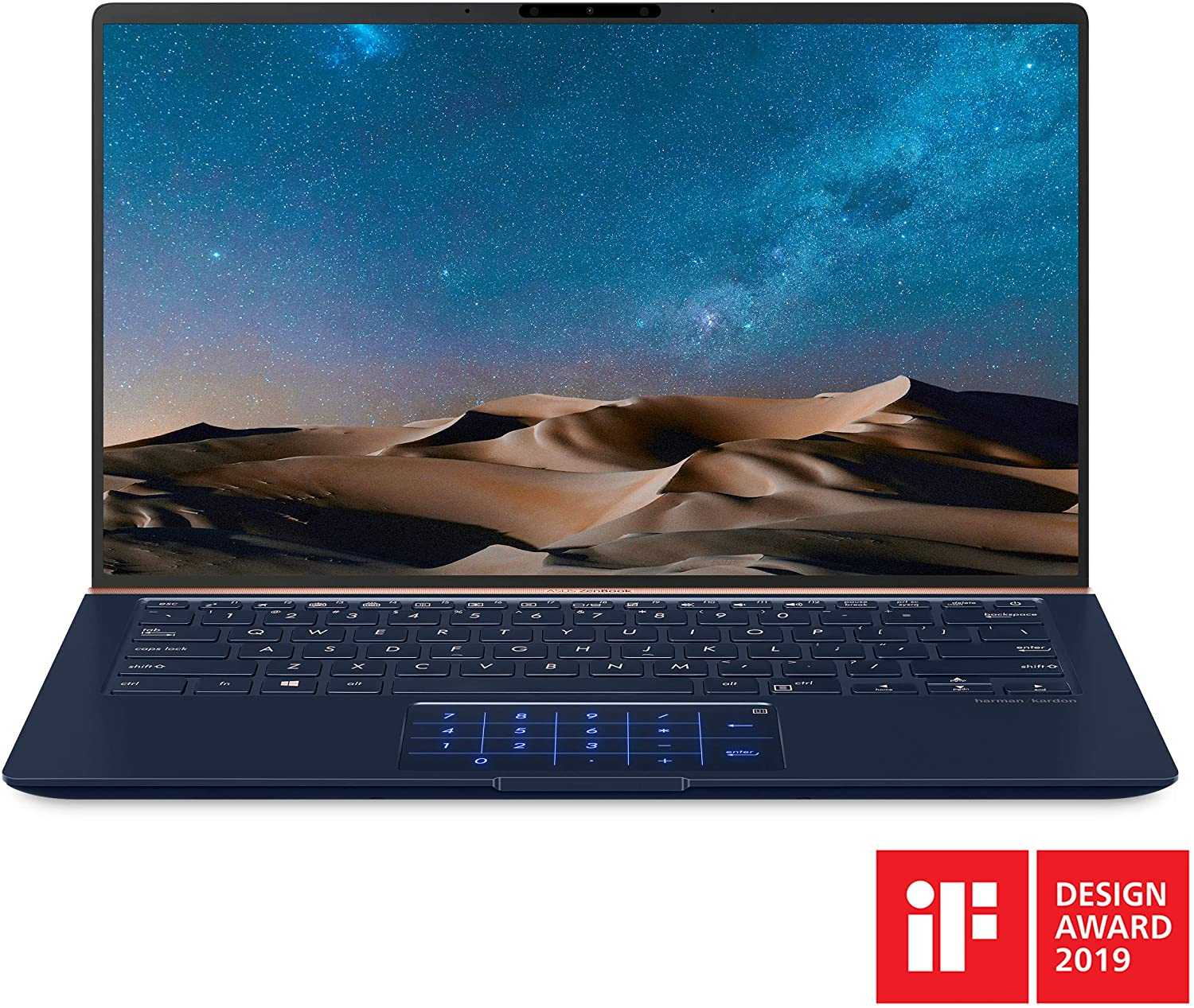 ASUS ZenBook 14 Ultra-Slim Laptop 14” FHD Nano-Edge Bezel, 8th-Gen Intel Core i7-8565U Processor, 16GB LPDDR3, 512GB PCIe SSD, Backlit KB, Numberpad, Windows 10 - UX433FA-Q72SP-CB