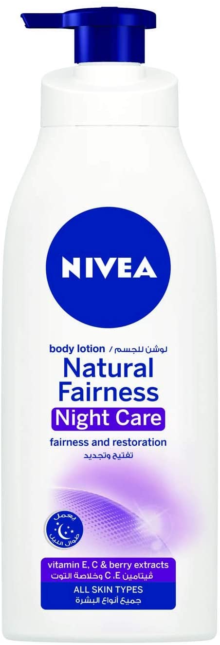 Nivea Body Lotion Natural Fairness Night, 400ml