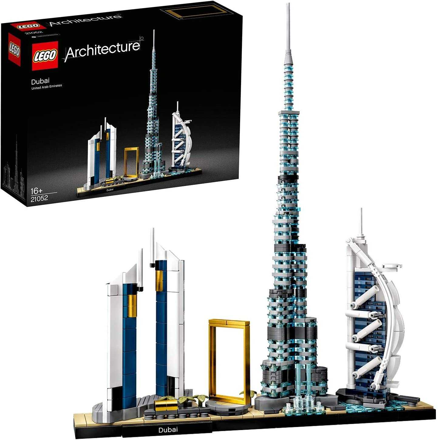 LEGO 21052 Architecture Dubai Model, Skyline Collection, Collectible Building Set