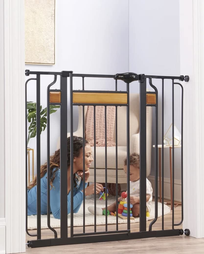 Regalo Easy Step 36 Extra Tall Walk Thru Baby Gate, Includes 4-Inch  Extension Kit, 4 Pack of Pressure Mount Kit and 4 Pack Wall Cups and  Mounting