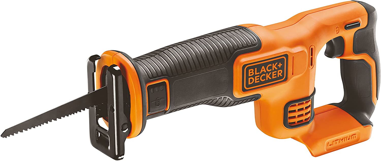 Black Decker Cordless 20mm Reciprocating Electric Saw 18V