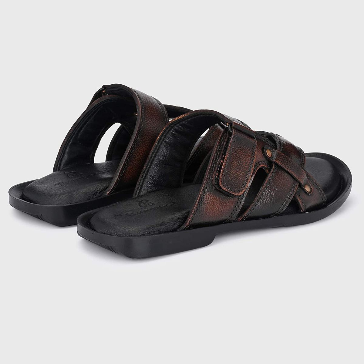 Buy Burwood Men BWD 171 Brown Leather Fisherman Sandals-7 UK (41 EU) (BW  172) Online at Lowest Price Ever in India | Check Reviews & Ratings - Shop  The World