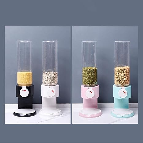 Dry Food Storage Containers Airtight Wall Hanging for Rice Coffee Beans random color