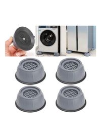 Set Of 4 Anti Vibration Washing Machine Pads Grey