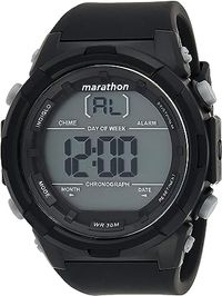 Timex Mens Quartz Watch, Digital Display and Resin Strap.