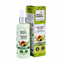 Nature Nuskha Hair Oil Plus with Pea Protein, Tocopherol and Avacado Oil, Controls Hair Fall, Repairs Chemically Damaged Hair, Non-Sticky, For Women & Men, All Hair types, 100ml