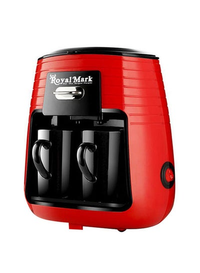 Royal Mark Espresso Coffee Maker With 2 Cup 0.25 L 450 W RM-COF-5054 Red