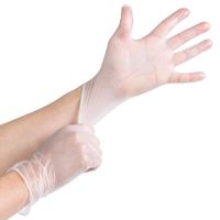 Powder Free Vinyl Disposable Clear Gloves 100 Pcs