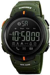 SKMEI 1301 Smart Watch Bluetooth Digital Sport Watch with Pedometer for iOS Android - Green