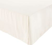 Basics Pleated Bed Skirt - Twin, Off White Off White/Skirt/Twin