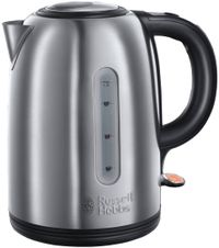 Russell Hobbs Snowdon Stainless Steel Electric Kettle For Home & Office 1.7L, 3000W 20441- 1 - Pack- Silver