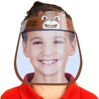Kids Face Shield Anti Fog & Clear lenses SHIELDme [Boys] Brown