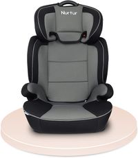 Nurtur Jupiter Baby/Kids 3-in-1 Car Seat + Booster Seat - Adjustable Backrest - Extra Protection - 5-Point Safety Harness - 9 months to 12 years (Group 1/2/3), Upto 36kg (Official Nurtur Product)