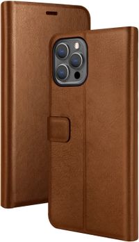 Viva Madrid Finura Synthetic Leather Case For Apple iPhone 13 Pro (6.1") - Brown