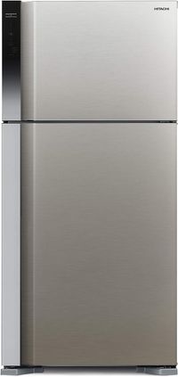 Hitachi 760L Gross Top Mount Double Door Refrigerator RV760PUK7K1BSL,  2 Doors Fridge, Dual Fan Cooling, Touch Screen Control, Movable Twist Ice Tray, Silver