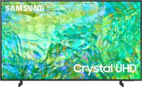Samsung Smart TV, Crystal UHD 4K, CU8000, 55 Inch, Titan Gray, 2023, Crystal Processor 4K, Airslim, Dynamic Crystal Color, UA55CU8000UXZN