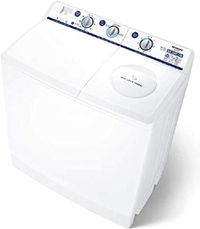 Hitachi-14 Kg Top Load Semi Automatic Washing Machine, White