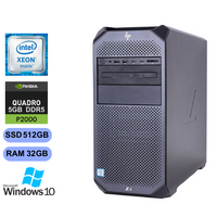 HP Z4 G4 Workstation Professional PC, Intel Xeon W-2123  3.6GHz, 32GB Ram, Hard Disk 512GB SSD , Graphics Nvidia Quadro P2000 5GB, Windows 10 Pro