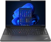 Lenovo 21JT001AUS ThinkPad E16 Gen 1, 16 Inch AMD Ryzen 7, 16GB Ram ,512GB SSD, AMD Radeon Graphics, Graphite Black, Windows 11 Pro