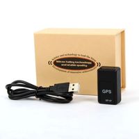 Magnetic GF07 Mini GPS Real Time Car Locator Tracker GSM/GPRS Tracking Device - Black