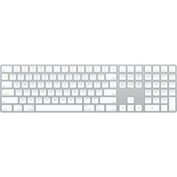 Apple Magic Keyboard with Numeric Keypad Wireless Bluetooth Connectivity Mac Compatible (MQ052LL/A) Silver