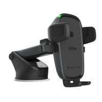 iOttie EASY ONE TOUCH WIRELESS 2 Car Mount & Charger - معتمد من Qi أو لوحة القيادة أو حامل الزجاج الأمامي ، لـ iPhone 11 Pro Max / 11 Pro / 11 / XR / XS Max / XS / X / 8 Plus ، Samsung ، Huawei وغيرها من الأجهزة التي تدعم Qi