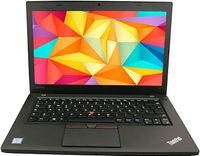 Lenovo ThinkPad T460 Laptop, Intel Core i5-6th Generation CPU, 8GB DDR3 RAM 256GB SSD Hard, 14.1 inch Display, Intel HD 520 Graphics, Windows 10 Pro, English Keyboard Black