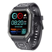 Max & Max Adventure Smart Watch for Men and Women for Android and IOS iPhone, Answer/Make Calls, Blood Pressure Heart Rate Monitor Fitness Tracking for Gym Sports Water Resistant (Black)