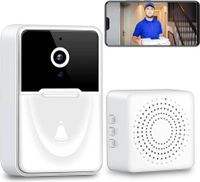 Video Door Bell WIFI Smart Visual Doorbell Two-way Intercom Support Voice Changer Bluetooth for Home Monitor 1000mah