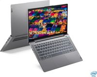 Lenovo IdeaPad 5-14IIL05  , 14" FHD (1920x1080) IPS 300nits Anti-glare DIsplay , 10th Gen Core i5-1035G1 Processor, 8GB Soldered DDR4, 512GB SSD, 2GB Nvidia Geforce MX350 Graphis , HDMI , USB Type C, Finger Print, ENG/ARABIC Backlit Keyboard, Int