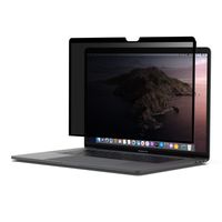 واقي شاشة Belkin SCREENFORCE TruePrivacy MacBook Pro 15 بوصة - رفيع للغاية مع حماية كاملة للشاشة ، وفلتر جانبي ثنائي الاتجاه ، وقابل للإزالة وإعادة الاستخدام ، وسهل التثبيت - لجهاز Macbook Pro 15 بوصة