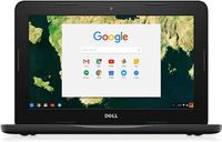 كمبيوتر محمول Chromebook 3180 (2017) بشاشة مقاس 11.6 بوصة، ومعالج Intel Celeron N3060/الجيل الثالث/ذاكرة وصول عشوائي سعة 4 جيجابايت/محرك أقراص SSD سعة 16 جيجابايت/بطاقة رسومات Intel HD سعة 256 ميجابايت 400 إنجليزي أسود.