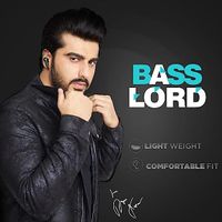 سماعات أذن لاسلكية LM BH98 Bass Lord داخل الأذن من LANDMARK (TWS) مع ميكروفون مدمج للمكالمات الهاتفية | بلوتوث 5.0 | التحكم باللمس | موسيقى لا توقف لمدة 24 ساعة - باللون الأسود.