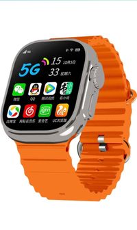 Modio 4G Ultra 2.2 Inch HD Display Smart Watch (Gold)