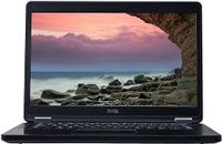 Dell Fast Latitude E5470 HD Business Laptop Notebook PC Intel Core i5-6300U 14 Inches 512GB - 8GB RAM Solid State SSD HDMI Camera Wi-Fi SC Card Reader Win 10 Professional Keyboard English/Arabic - Black