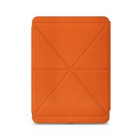 Moshi VERSACOVER لجهاز iPad Pro 11 بوصة (الجيل الثاني / الأول) - غطاء قابل للطي مغناطيسي وحامل مع 3 خيارات عرض ، حامل أقلام رصاص من Apple ، وظيفة إيقاظ تلقائية ، جراب حماية 360 وامتصاص الصدمات - برتقالي