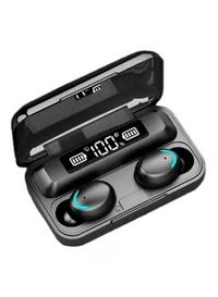 Bluetooth In-Ear Earbuds With Charging Box Black