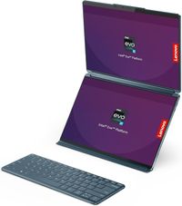 Lenovo Yoga Book 9 13IRU8 13.3 Inch 2.8K Dual Display, Intel i7-1355U Integrated Intel® Irish® Xe Graphics Windows 11 Tidal Teal - 1TB SSD - 16GB RAM [82YQ0025AX]