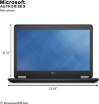 Dell Latitude E7470 Touchscreen Ultrabook - Intel Core i7-6600U 2.6GHz 16GB 512GB SSD Eng/Arabic Keyboard Windows 10 Pro