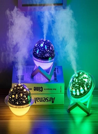 HTC Ultrasonic USB Projection Lamp Humidifier Space Theme