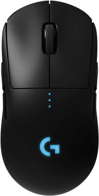 Logitech G Pro Wireless optical gaming mouse With RGB lighting With ES Sports Grade (910-005270) Black