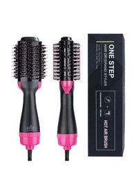 Hair Dryer Brush Blow Dryer Brush in One 4 in 1 Styling Tools Blow Dryer with Ceramic Oval Barrel Hair Dryer and Styler Volumizer Hot Air Brush Hair Straightener Brush for All Hair