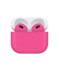 Apple Airpods (3rd Generation) Customized By Caviar Matte Neon Pink