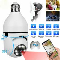 Wifi Wireless Light Bulb Camera 360 Degree