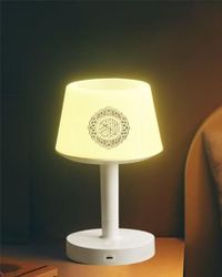 7 Colors LED Touch Quran Speaker Table Lamp 8GB with 16 Reciters Plus,16 Translations (SQ-917)