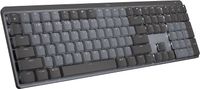 Logitech MX Mechanical Wireless Illuminated Performance Keyboard, Clicky Switches, Backlit Keys, Bluetooth, USB-C, macOS, Windows, Linux, iOS, Android - Metal